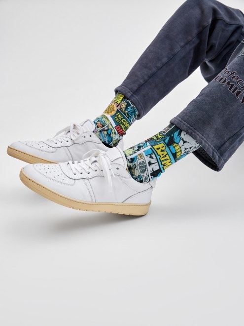 Calcetines Blancos Multi Batman Estampado Comics Guess