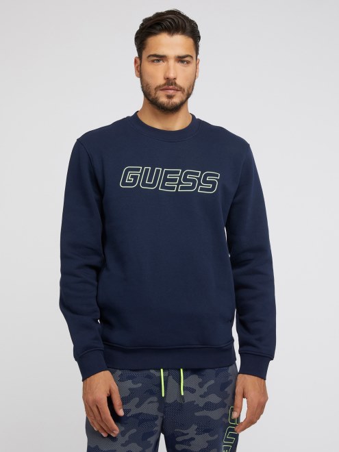 Sudadera Con Logo En La Parte Delantera Azul