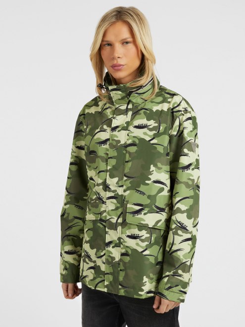 Chubasquero Camuflaje Verde Adivinar