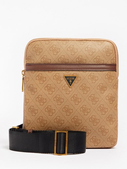 Bandolera Mini Con Logo 4g De Guess Vezzola Beige
