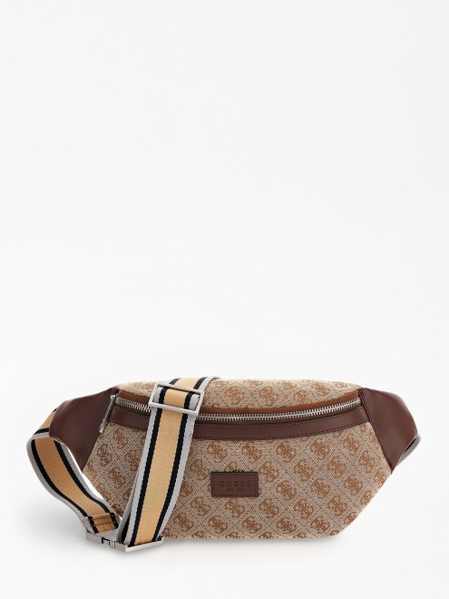 Riñonera Guess Strave 4g Logo Beige