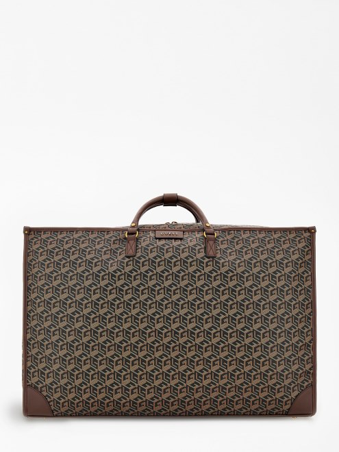 Bolso De Fin De Semana Con Logo De Ederlo G Cube Negro Guess