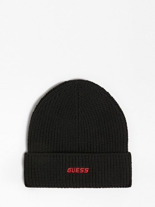 Gorro Con Logo Bordado Negro