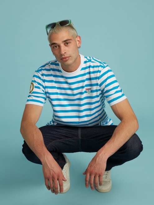 Adivina Tonos De Camiseta De Rayas Azules