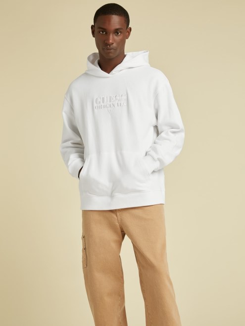 Sudadera Blanca Con Capucha