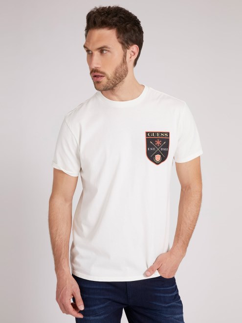 Camiseta Blanca Con Parche Supongo