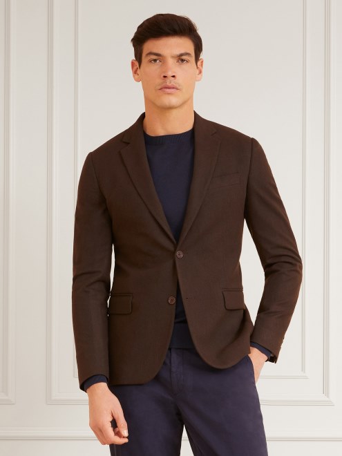 Blazer Marciano Slim Fit Adivinar Marron