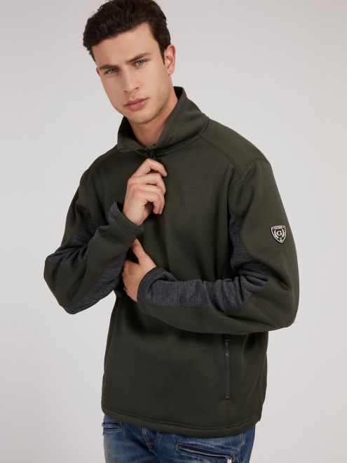 Sudadera Con Cremallera Adivinar Verde