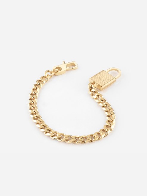 Guess Pulsera Lockn-roll De Oro Múltiple