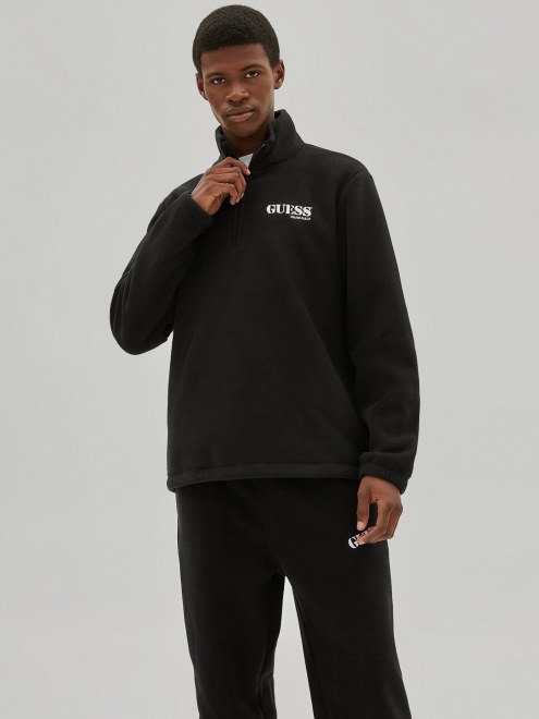 Sudadera Con Cremallera Guess Negra