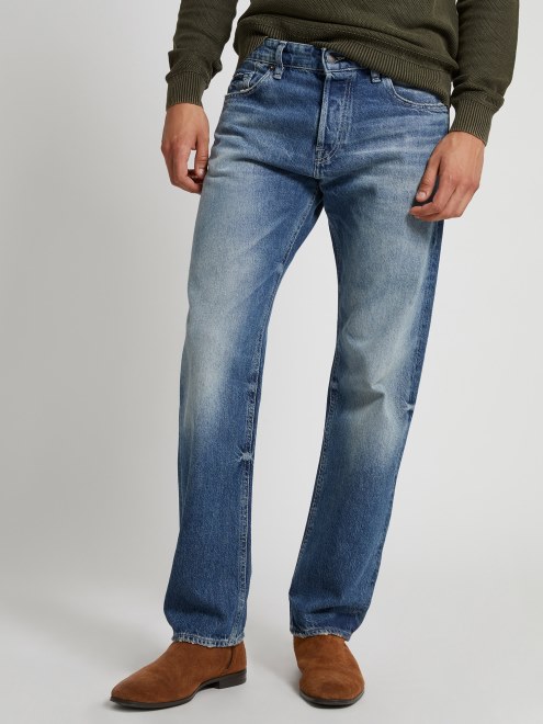 Pantalón Vaquero Regular Fit Adivinar Azul Nueva Tendencia