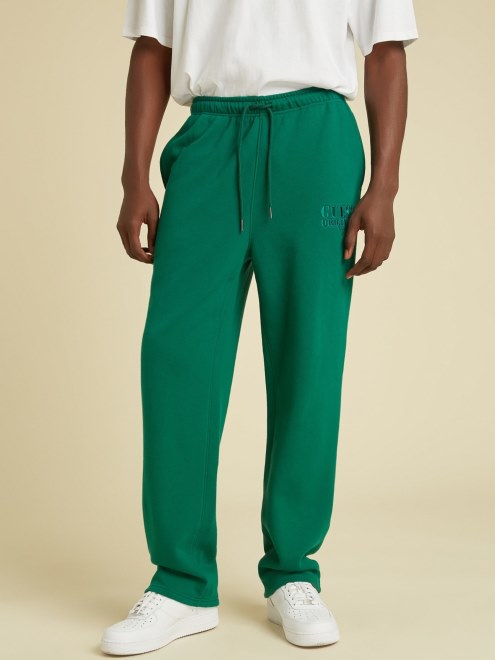 Pantalón De Chándal Con Logo Verde Guess
