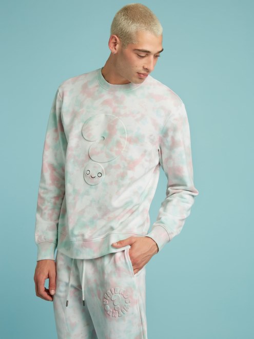 Sudadera Guess Tie-dye Multi Rosa