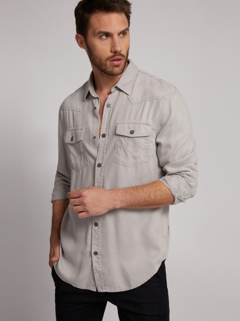 Supongo Que Camisa Gris Delgada