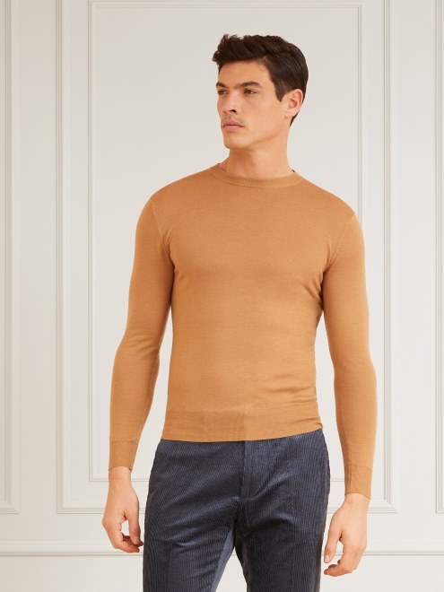 Jersey De Cachemir Adivinar Marciano Beige