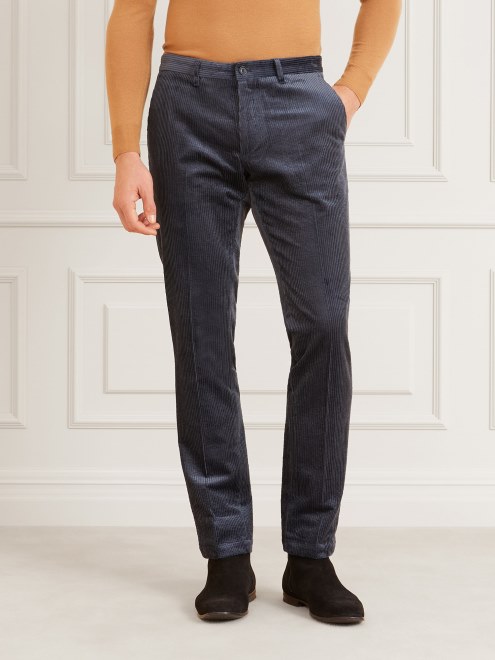 Pantalón De Pana Azul Guess Marciano