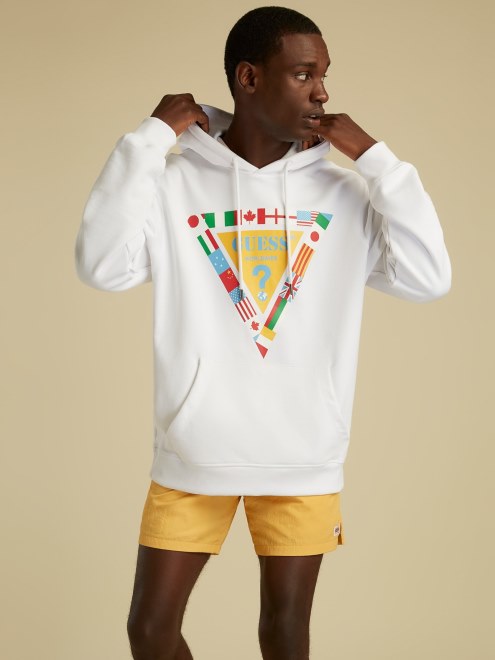 Sudadera Con Logo De Bandera Supongo Blanco