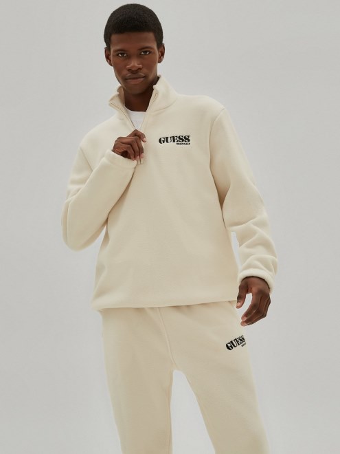 Sudadera Con Cremallera Blanca