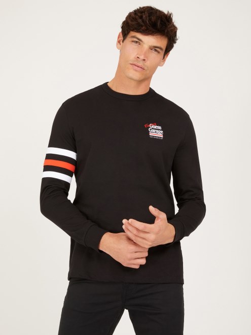 Adivinar Camiseta Negra De Manga Larga