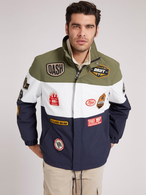 Chaqueta De Parche Adivinar Azul