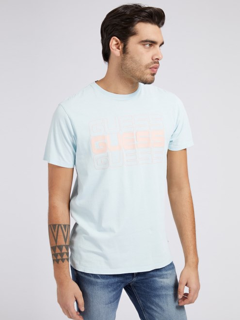Camiseta Con Logo En La Parte Delantera Azul Claro Supongo