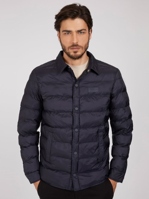 Chaqueta Acolchada Adivinar Azul