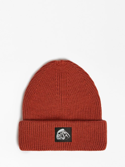 Gorra Guess Naranja Con Logo Delantero