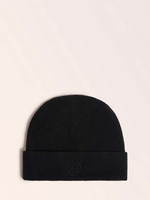 Gorro Negro De Mezcla De Cachemir De Guess Marciano