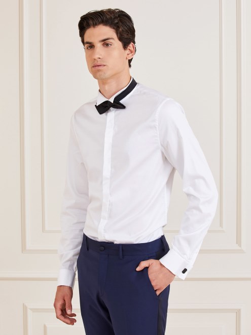 Camisa Marciano Stretch Algodón Guess Blanco