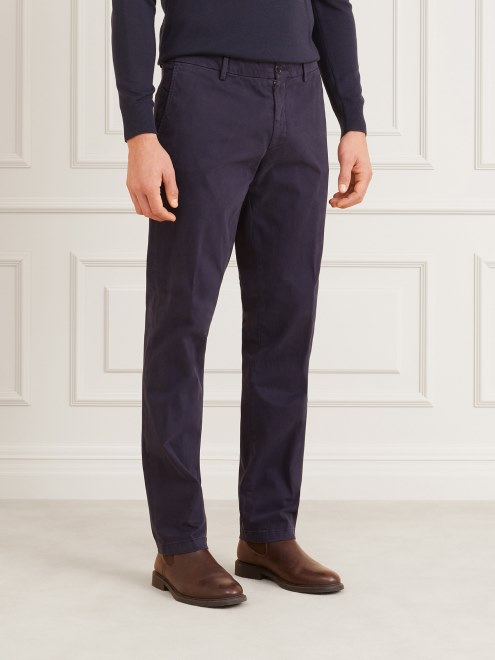 Pantalón De Satén Azul Guess Marciano