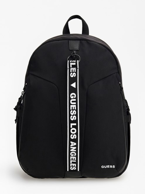 Mochila Certosa Tech Con Letras Del Logo En Negro Guess