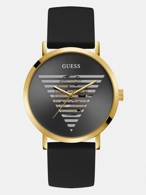 Reloj Analógico Guess Acero Negro