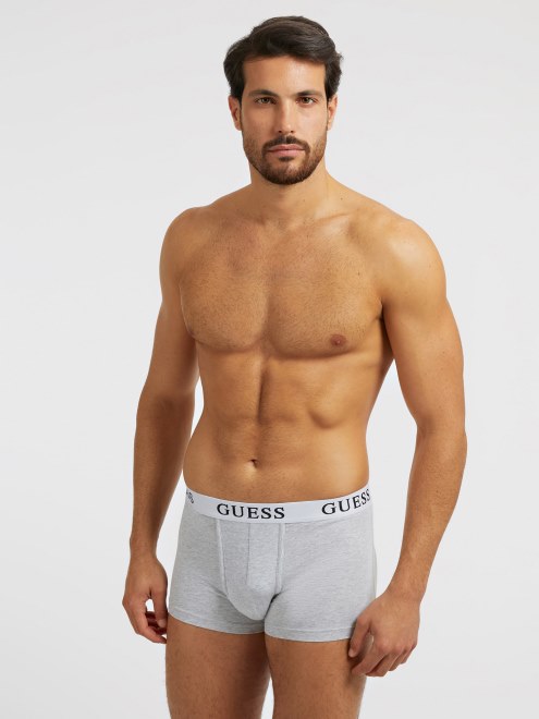 Guess Pack 3 Calzoncillos Con Logo Negro Multi