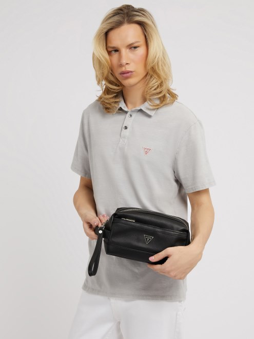 Certosa Saffiano Neceser Negro Adivinar