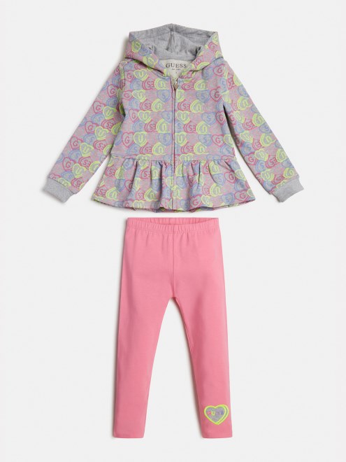 Conjunto Sudadera Y Leggings Active Modelo Guess Multicolor