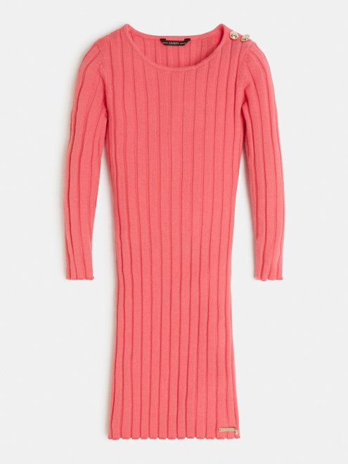 Vestido De Suéter Rosa Supongo