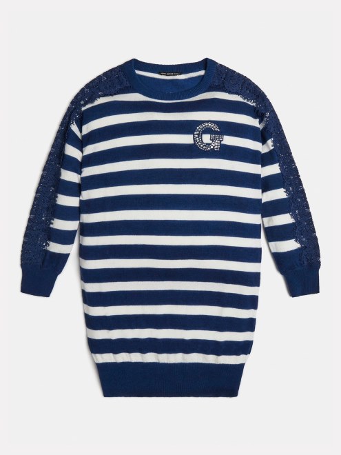 Vestido Azul A Rayas Multi Guess