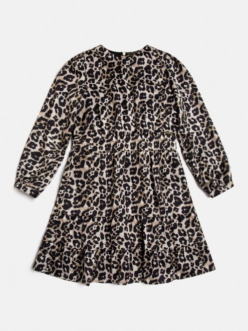 Vestido Con Estampado Animalier
