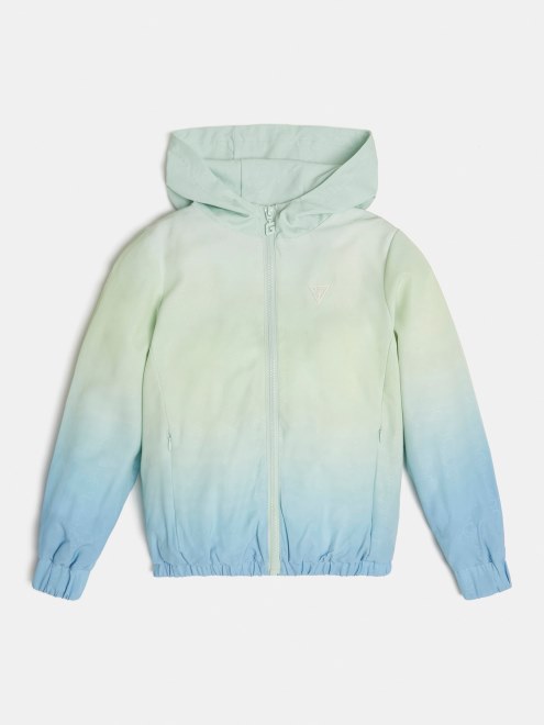 Cortavientos Con Logo 4g Guess All Over Verde Multi