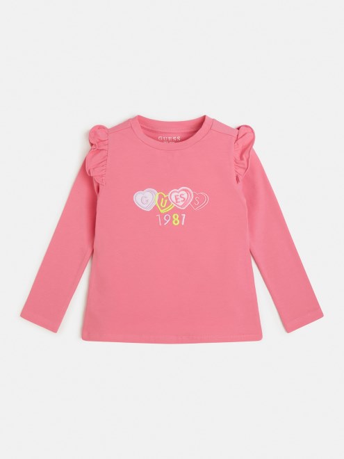 Camiseta Volantes Rosa Adivinar