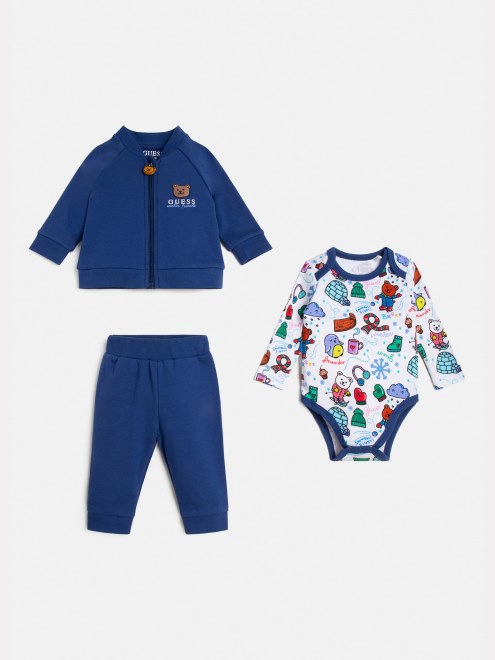 Guess Pantalon De Sudadera Azul Activo