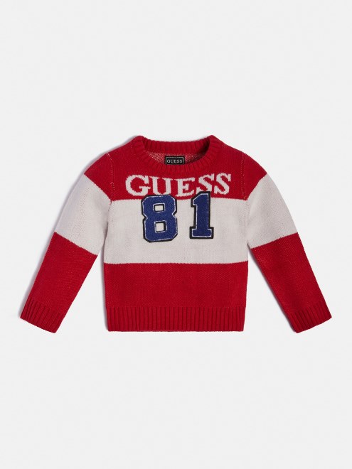 Jersey Con Logo En La Parte Delantera Rojo