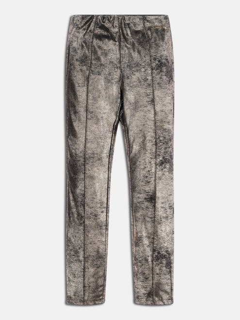 Leggins Ante Sintetico Dorados