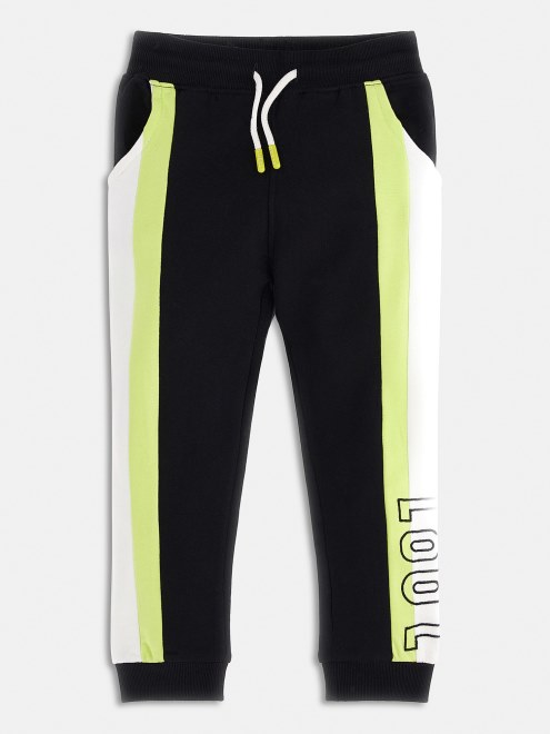 Guess Pantalon Activo Color Block Negro