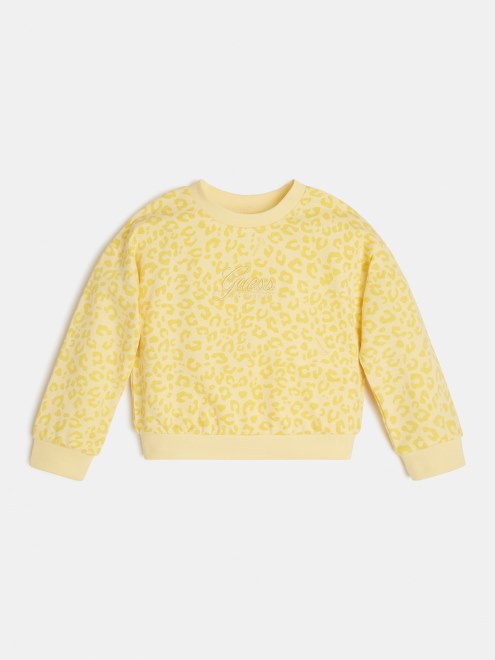 Sudadera Animalier Adivina Amarilla