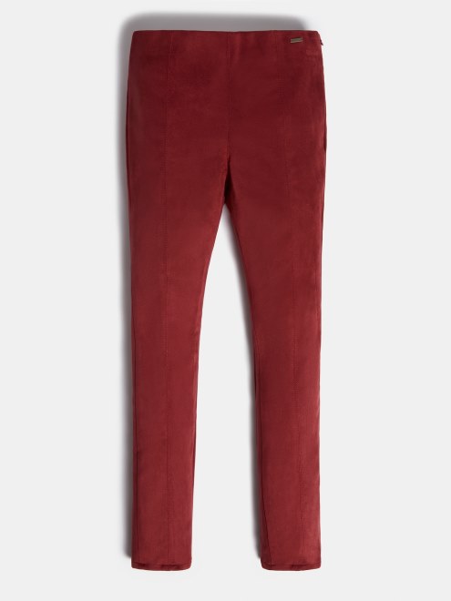 Leggins De Gama Sintética Adivinar Rojo