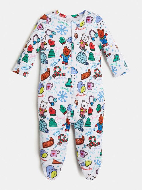 Jumpsuit Con Estampado Multicolor De Guess En Toda La Prenda