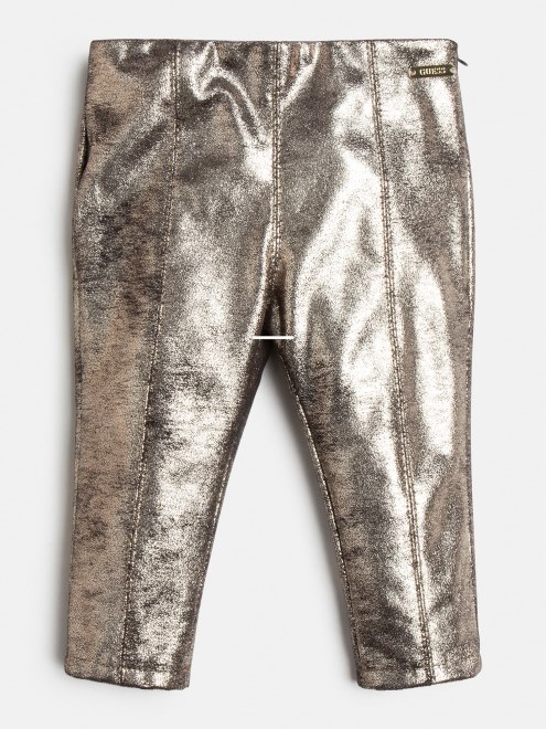 Supongo Que Leggins De Gamaza Sintetica Dorados