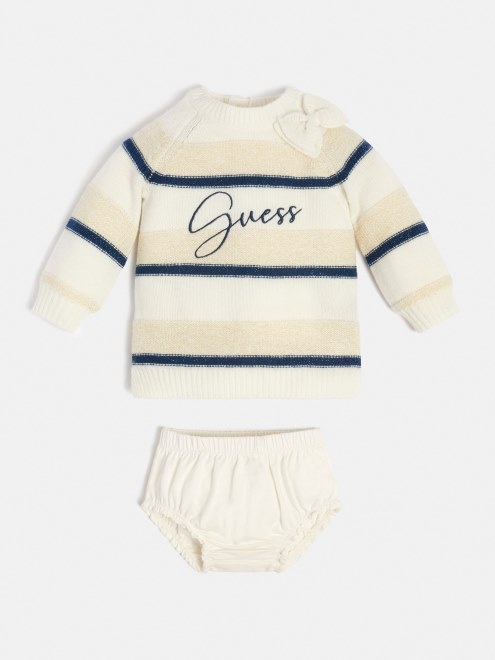 Conjunto Vestido Y Braguitas Azul Claro Guess All Over Print