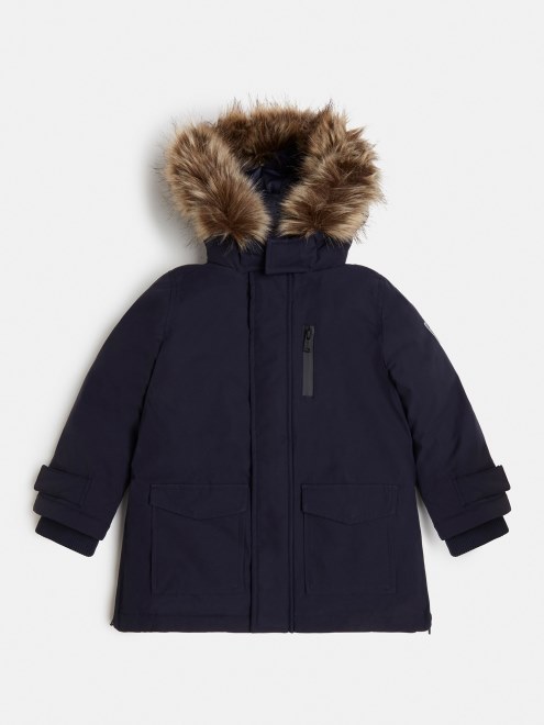 Parka Con Capucha Azul Supongo